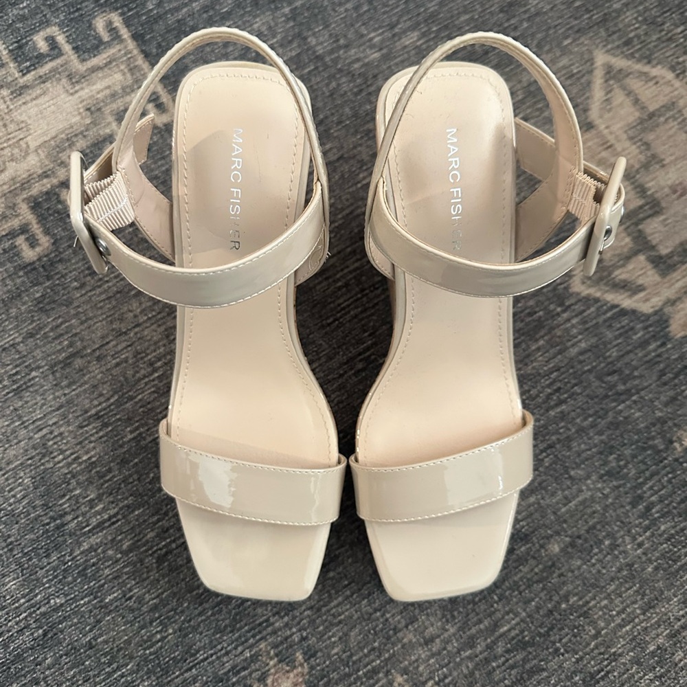 Marc Fisher Women's Cream Sandals